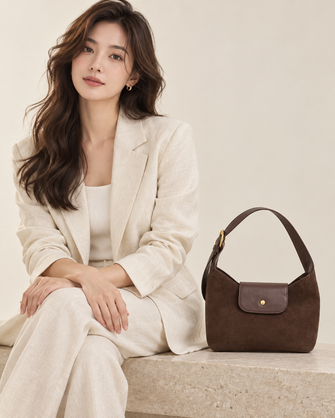 HY-006 Chocolate brown AI styling illustration