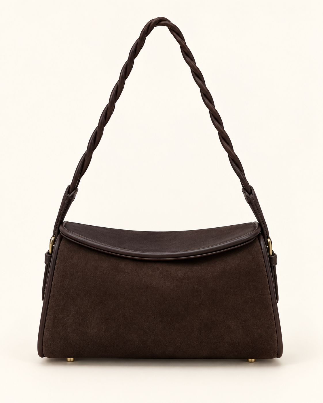 HY-011 — Twisted-strap PU flap bag