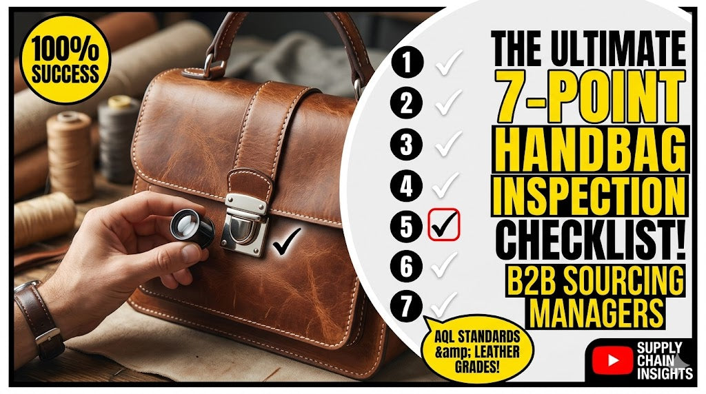 Handbag Quality Inspection Checklist: 7 Factory QC Checks Before Shipment