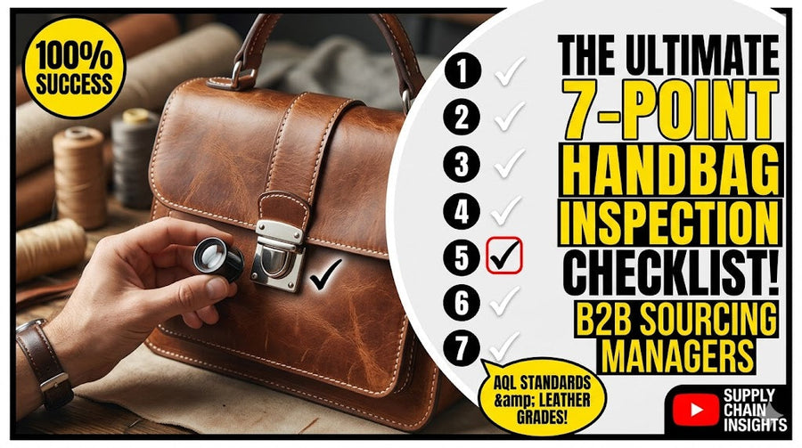 Handbag Quality Inspection Checklist: 7 Factory QC Checks Before Shipment