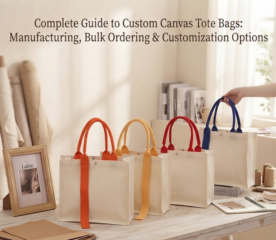 Custom Canvas Tote Bags: Manufacturing & Bulk Ordering Guide