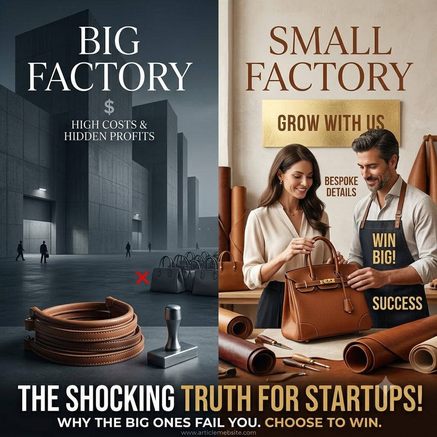 Large vs. Small Handbag Manufacturers: Which Factory Is Right for Your Brand?