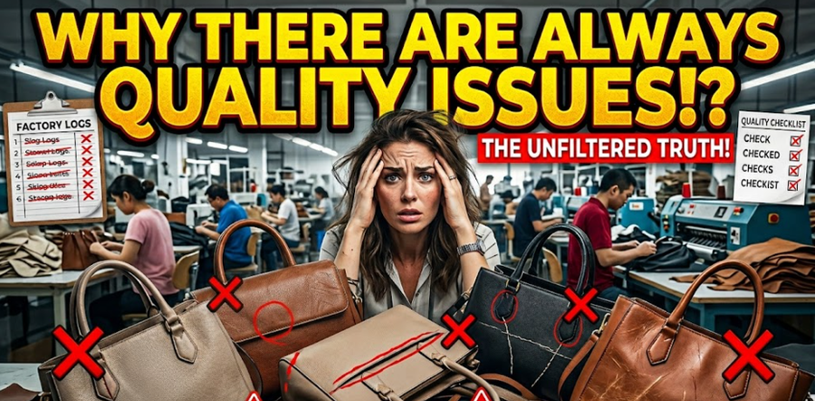 Why Large Handbag Factories Still Produce Quality Defects (And How to Prevent Them)