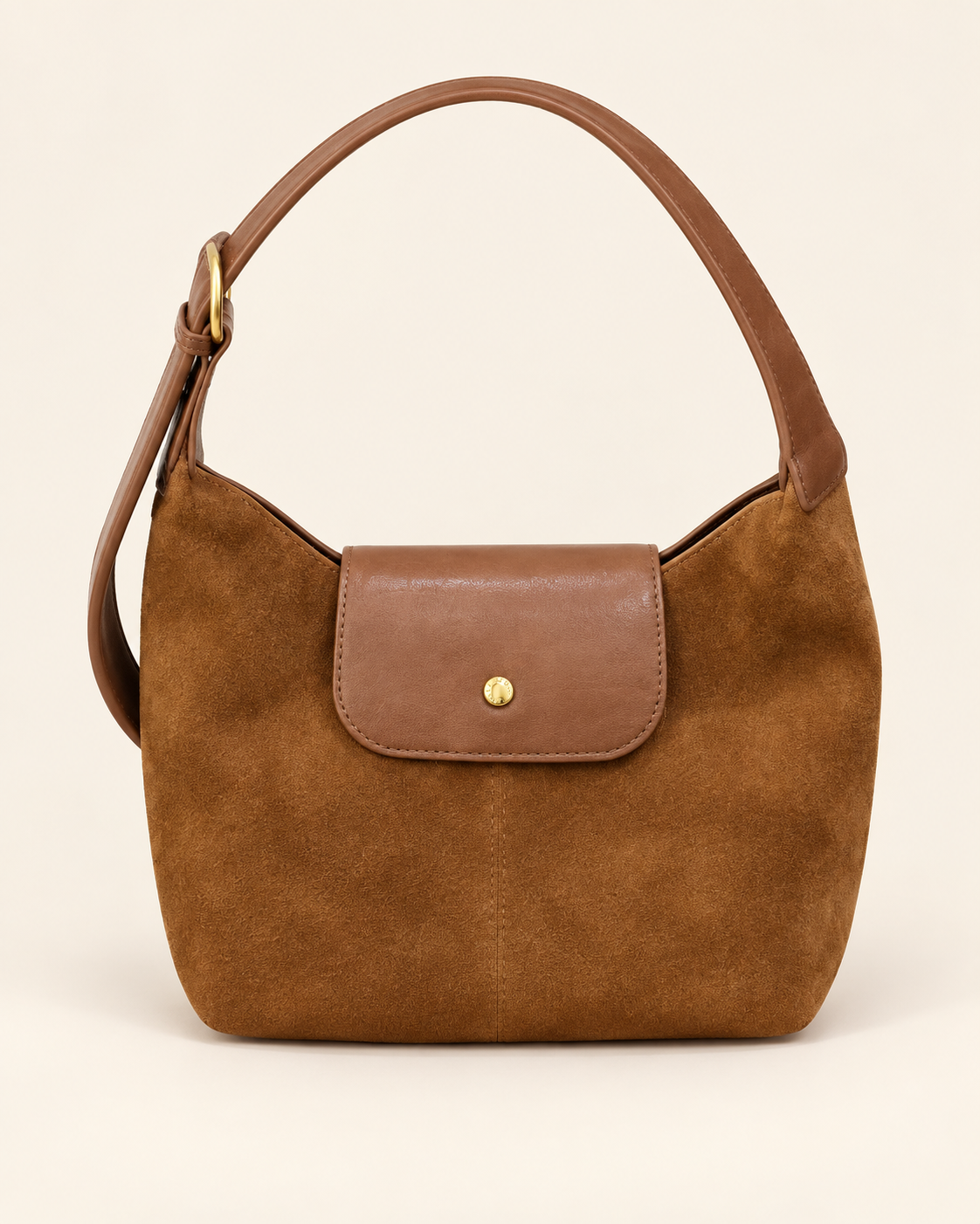 HY-006 — Tab-flap PU shoulder bag