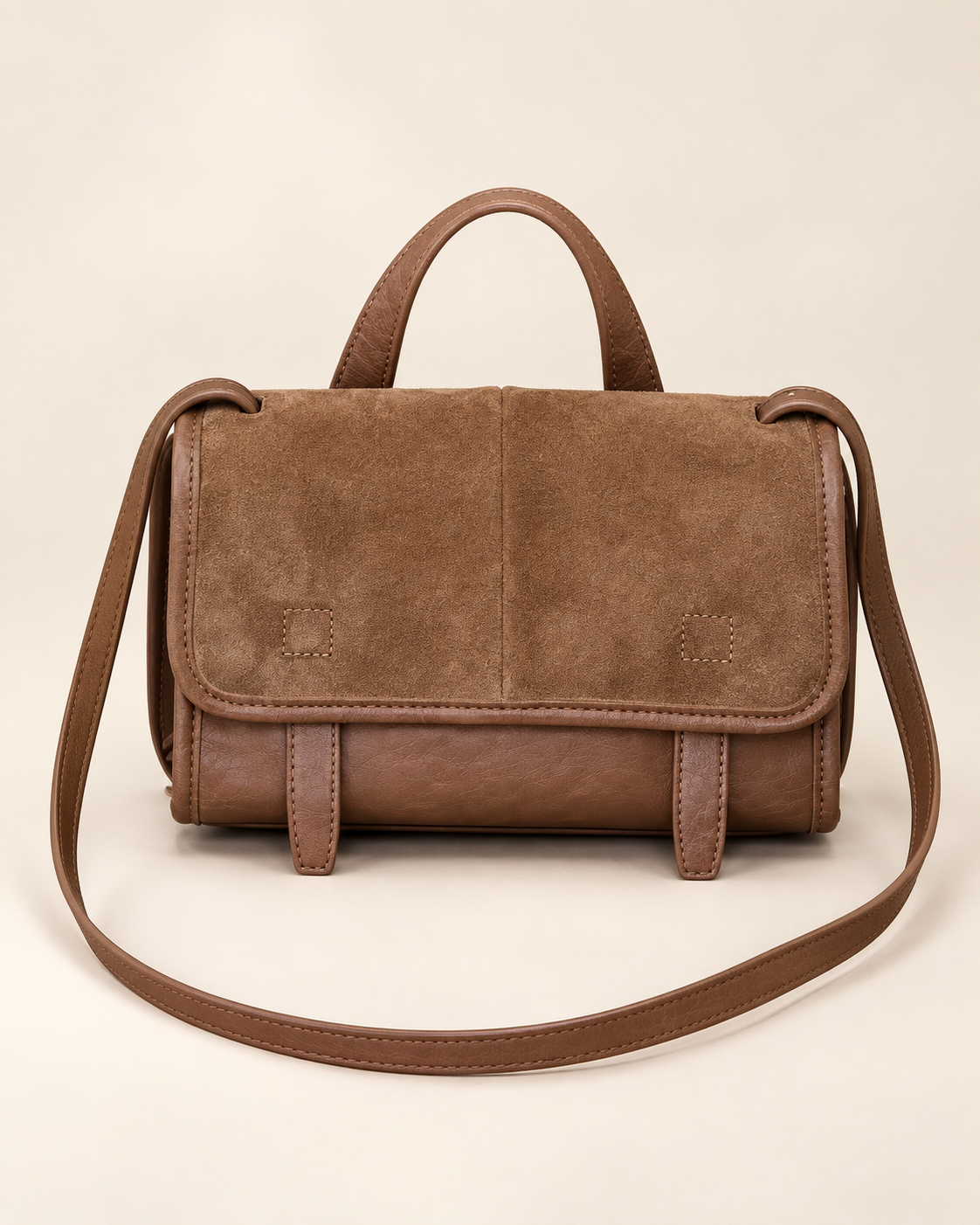 HY-015 — Top-handle PU flap bag