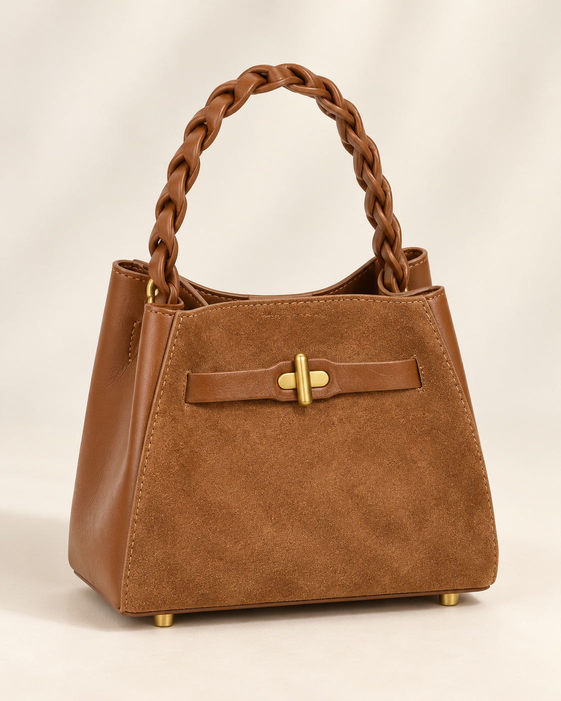 HY-016 — Braided-handle PU mini bag