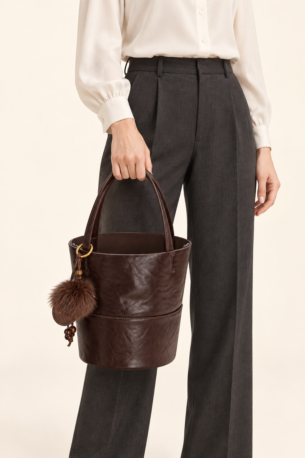 HY-020 Chocolate brown AI styling illustration